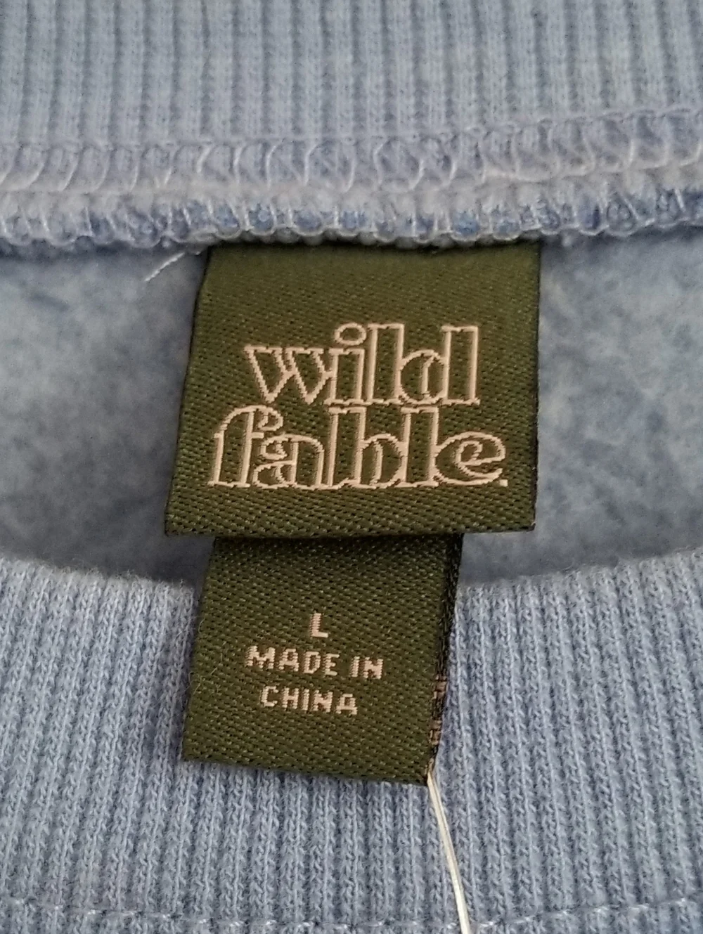 NWT Wild Fable Blue Football Graphic Sweatshirt Size Large - Picture 6 of 7